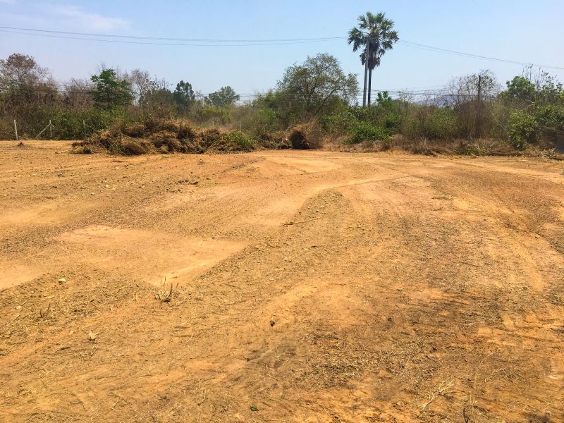 Cleared land ready for development